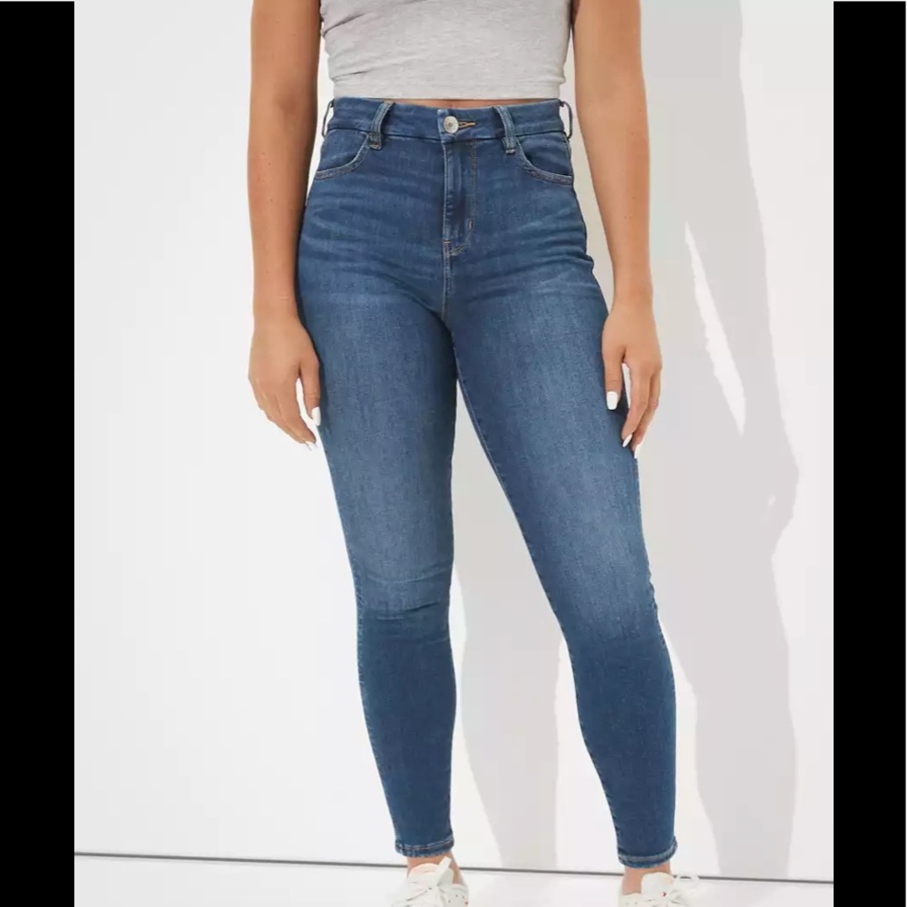 NWT AE Ne(x)t Level Curvy High-Waisted Jeggings 16